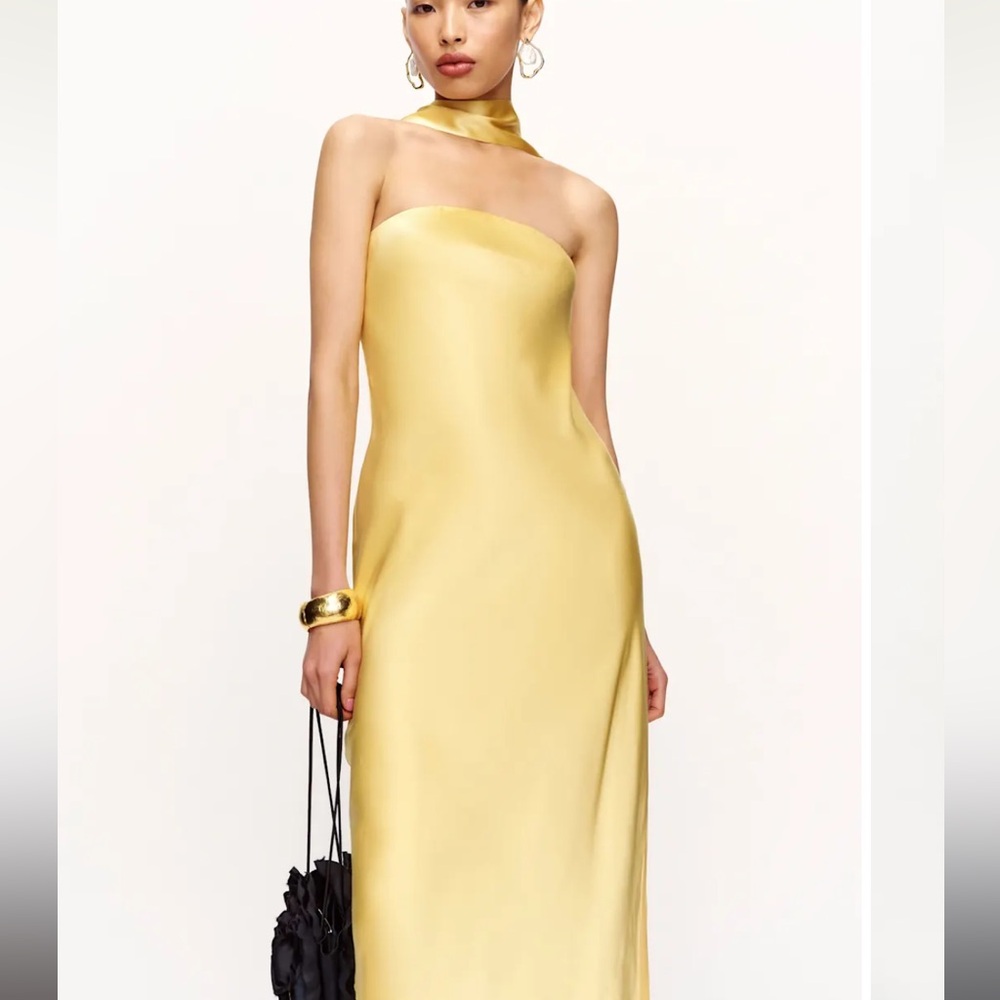 Reformation Silk Dress NWT - Picture 5 of 6